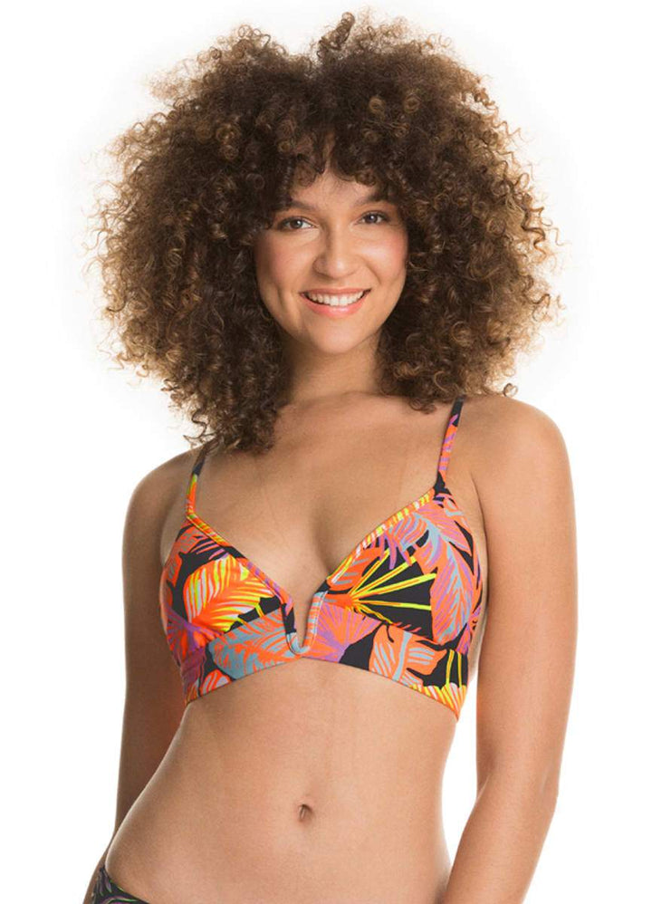 Maaji Daybreak Parade Longline Tri Top - Womens Triangle Bikini Tops - Big Sun Vernon