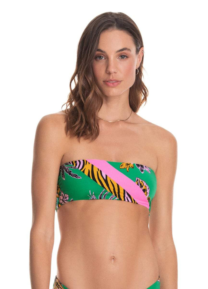 Maaji Greenest Symphony June Bandeau - Womens Bandeau Bikini Tops - Big Sun Vernon