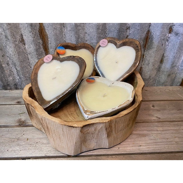 Forever Green Art Sweet Heart Candle - Home Decorations - Big Sun Vernon