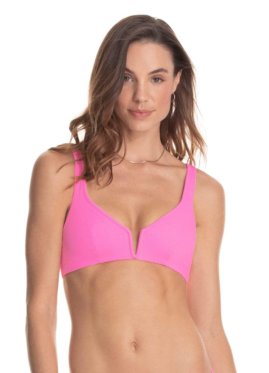 Maaji Aurora Pink Victory Bralette - Womens Bralette Bikini Tops - Big Sun Vernon
