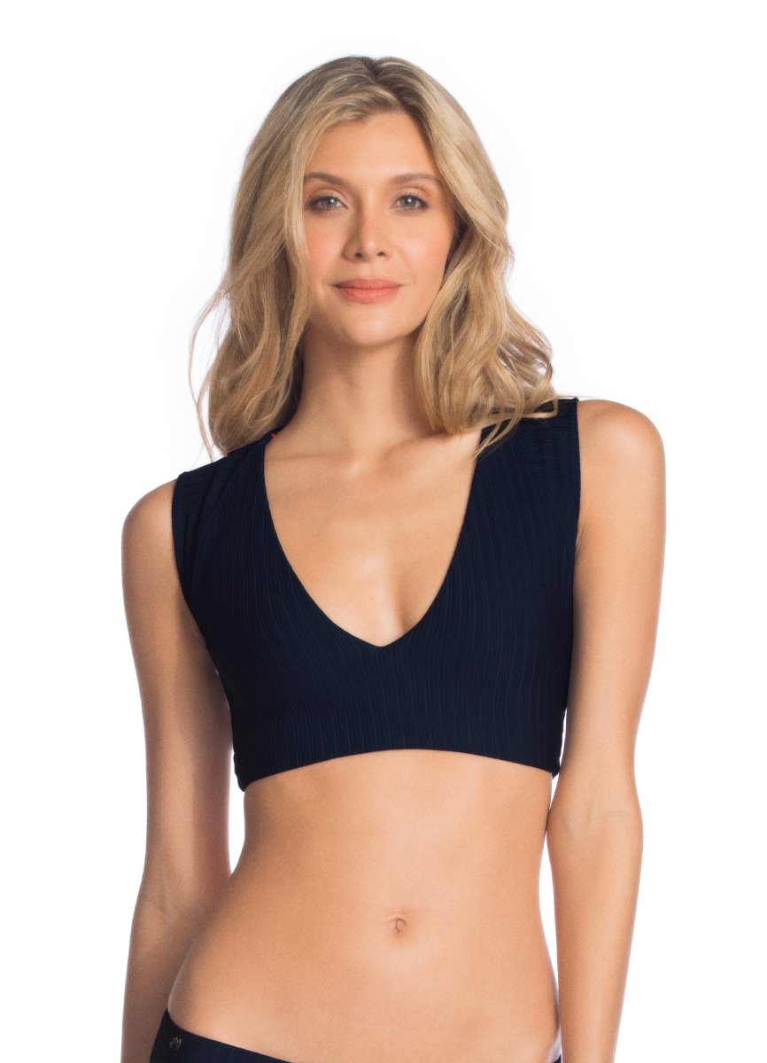Maaji Blue Sail Camsu Crop Top - Womens Cropped Bikini Tops - Big Sun Vernon