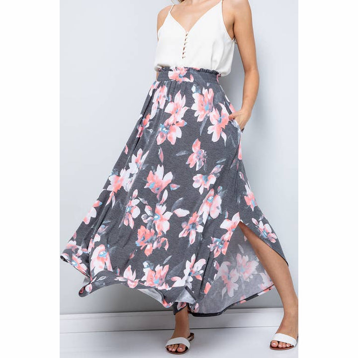 Maggie Floral Maxi Skirt - Womens Skirts - Big Sun Vernon