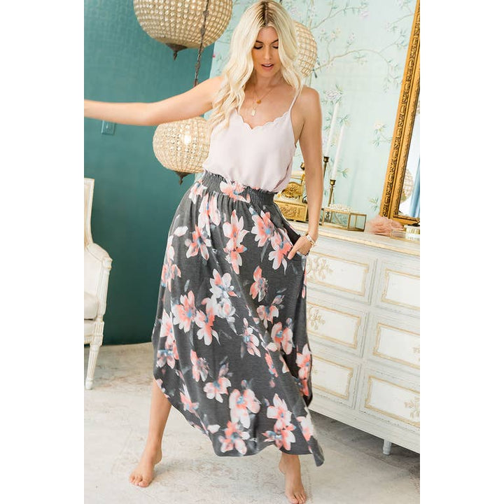 Maggie Floral Maxi Skirt - Womens Skirts - Big Sun Vernon
