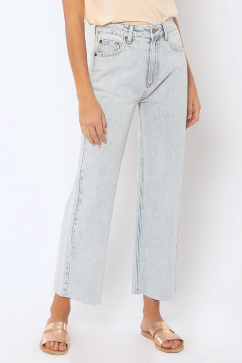 Amuse Gabi Crop Flare Denim Pant - Womens Casual Pants - Big Sun Vernon
