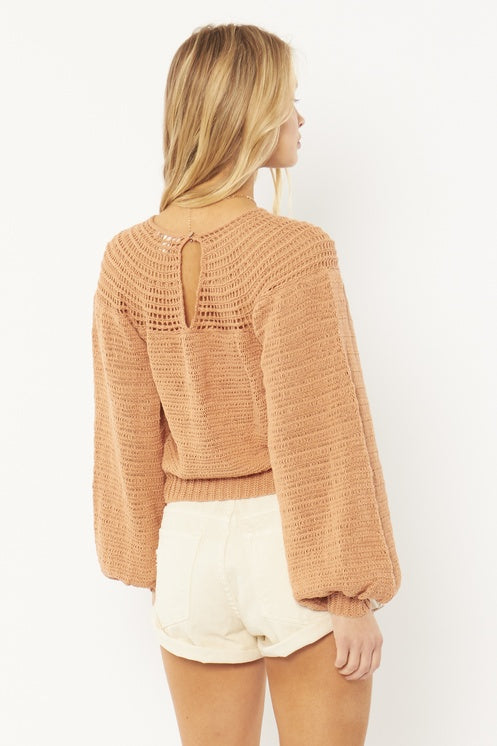 Amuse Stevie L/S Knit Sweater - Womens Sweaters - Big Sun Vernon