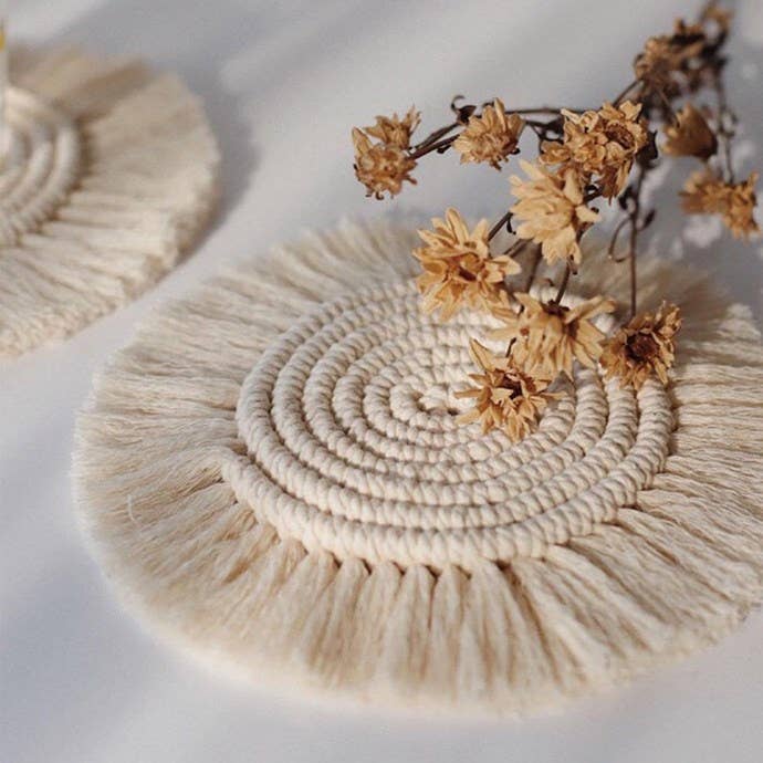 Macrame Bohemian Coasters - Home Decorations - Big Sun Vernon