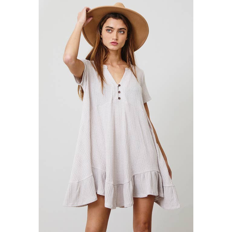 Miranda Short Sleeve Dress - Womens Casual Dresses - Big Sun Vernon