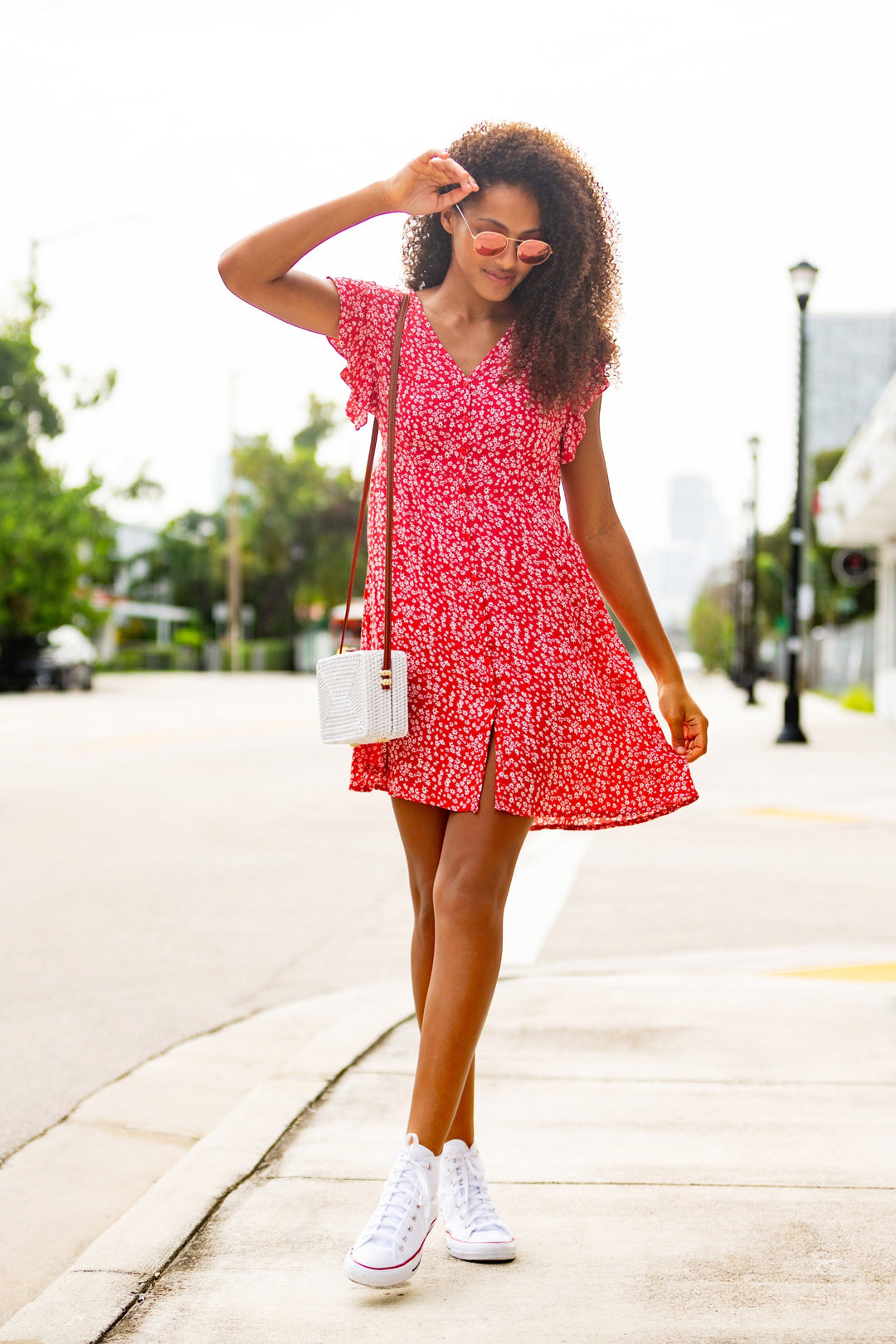 Koy Bali Cap Sleeve Mini Dress - Womens Casual Dresses - Big Sun Vernon