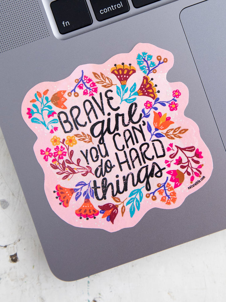 Natural Life Sticker Brave Girl - Stickers - Big Sun Vernon