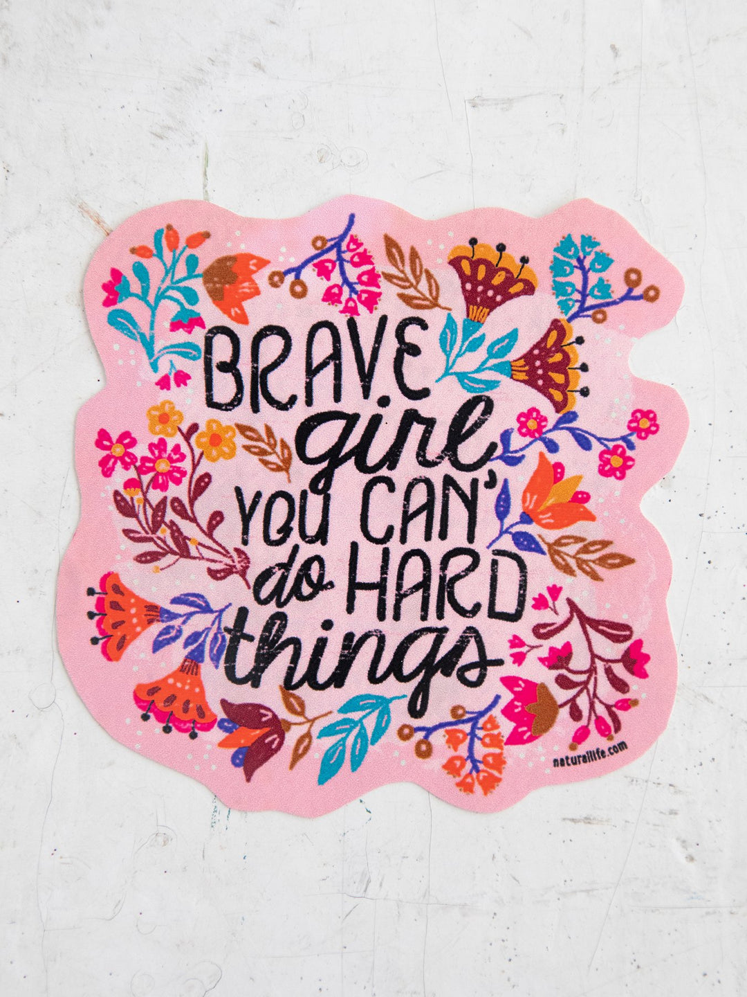 Natural Life Sticker Brave Girl - Stickers - Big Sun Vernon