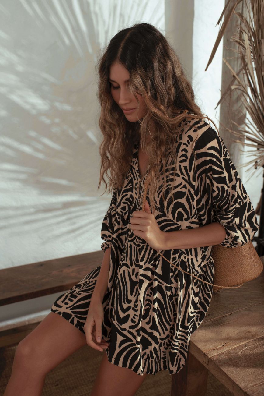 Malai Wild Safari Loner Dress - Womens Casual Dresses - Big Sun Vernon