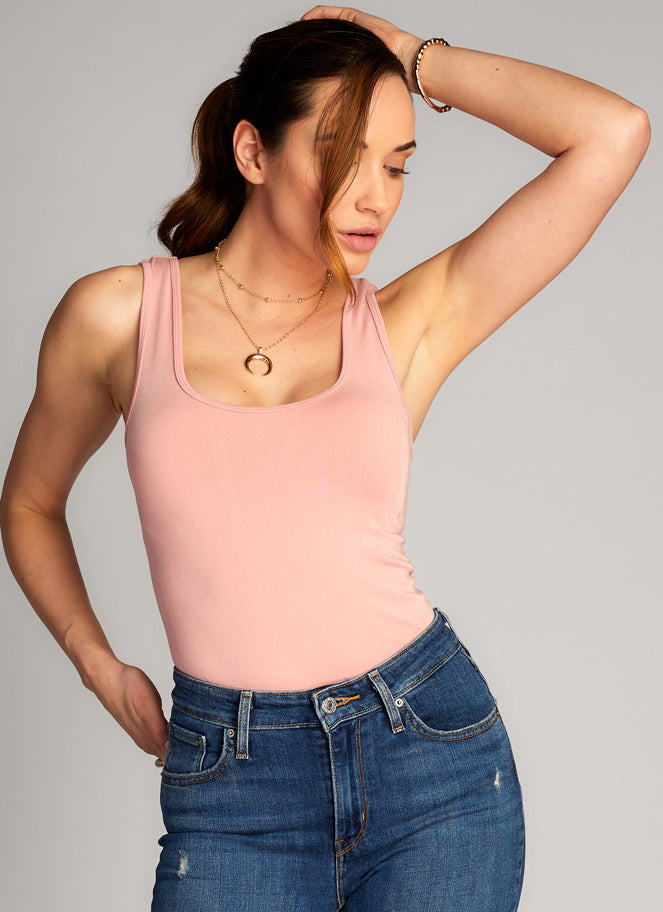 C'Est Moi Bamboo Short Tank Top - Womens Tanks - Big Sun Vernon  | Okanagan Beachwear