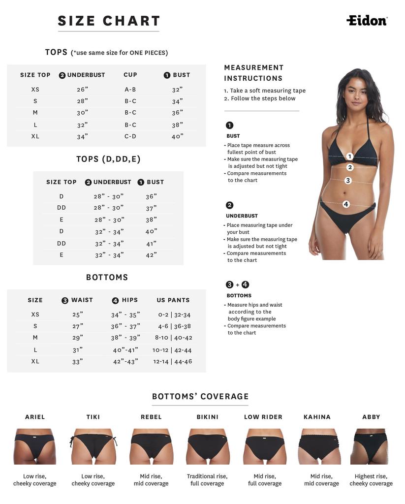 Eidon Senorita Tiki Bottom - Womens Tie Bikini Bottoms - Big Sun Vernon