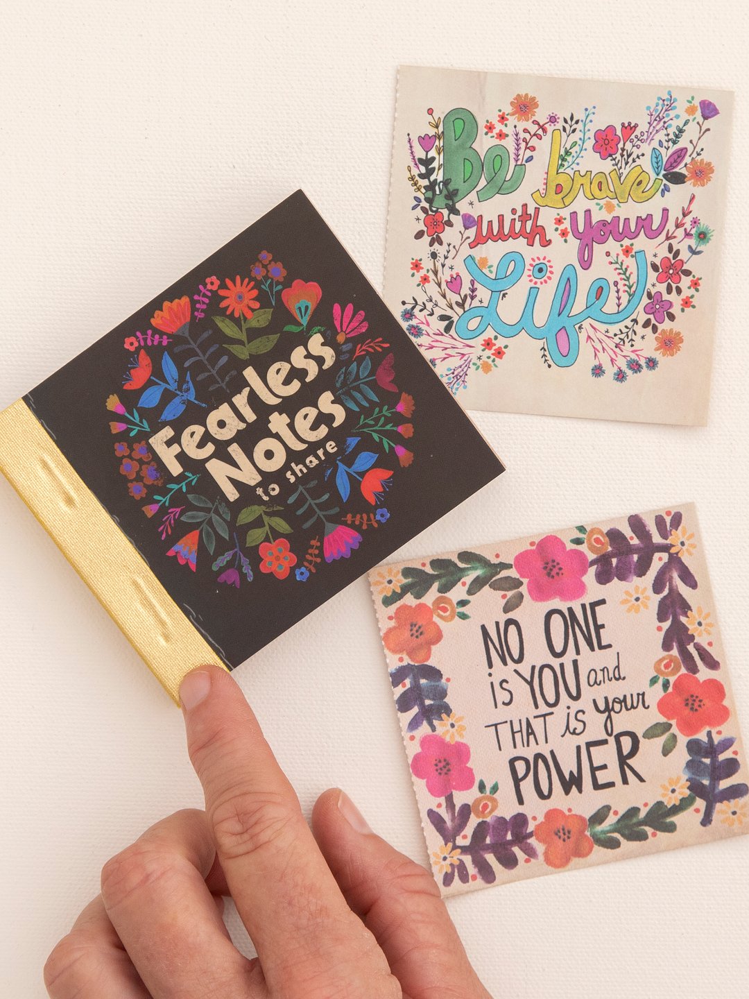 Natural Life Happy Notes Tiny Fearless - Book - Big Sun Vernon