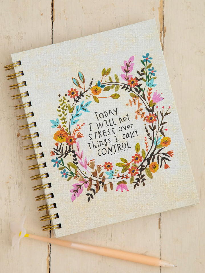 Natural Life Spiral Notebook Will Not Stress - Book - Big Sun Vernon