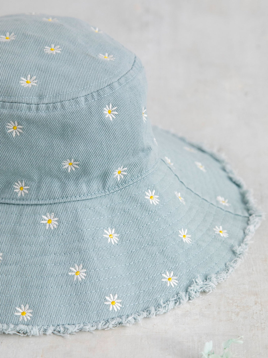 Natural Life Embroidered Bucket Hat - womens hats - Big Sun Vernon