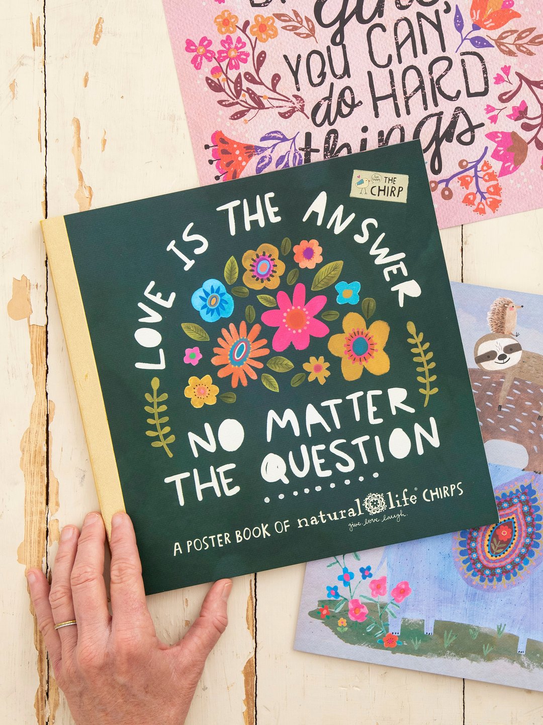 Natural Life Happy Notes Poster Book Love is the Answer - Home Decorations - Big Sun Vernon
