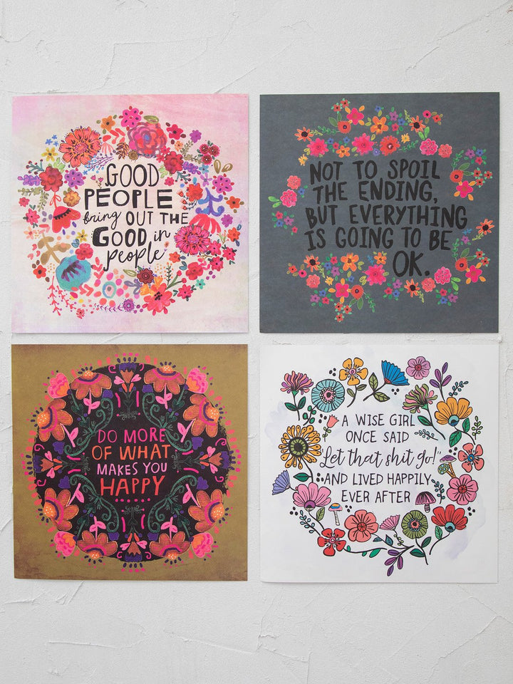 Natural Life Happy Notes Poster Book Good People - Home Decorations - Big Sun Vernon