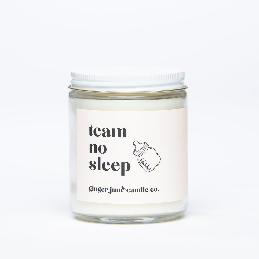 Ginger June "Team No Sleep" Soy Candle - Home Decorations - Big Sun Vernon