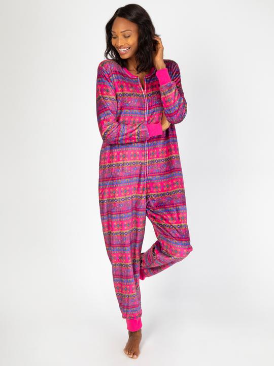 Natural Life Fleece Onesie - Womens Sleep Tops - Big Sun Vernon