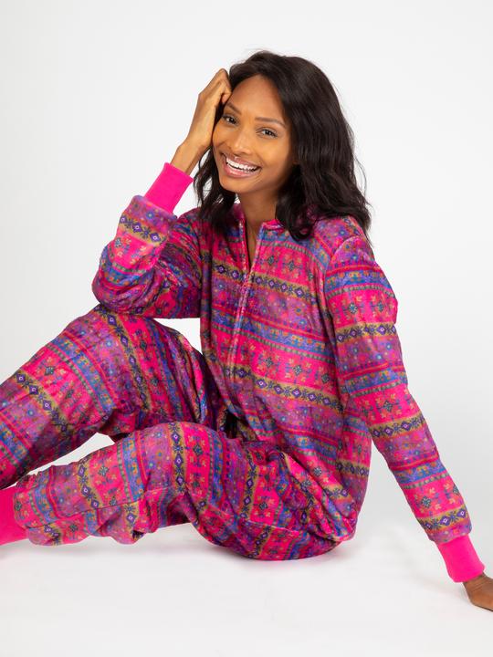 Natural Life Fleece Onesie - Womens Sleep Tops - Big Sun Vernon