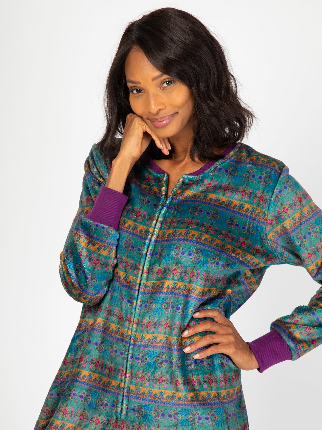 Natural Life Fleece Onesie - Womens Sleep Tops - Big Sun Vernon