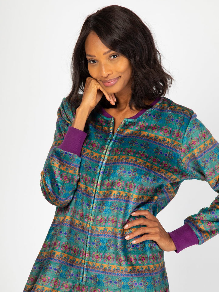 Natural Life Fleece Onesie - Womens Sleep Tops - Big Sun Vernon