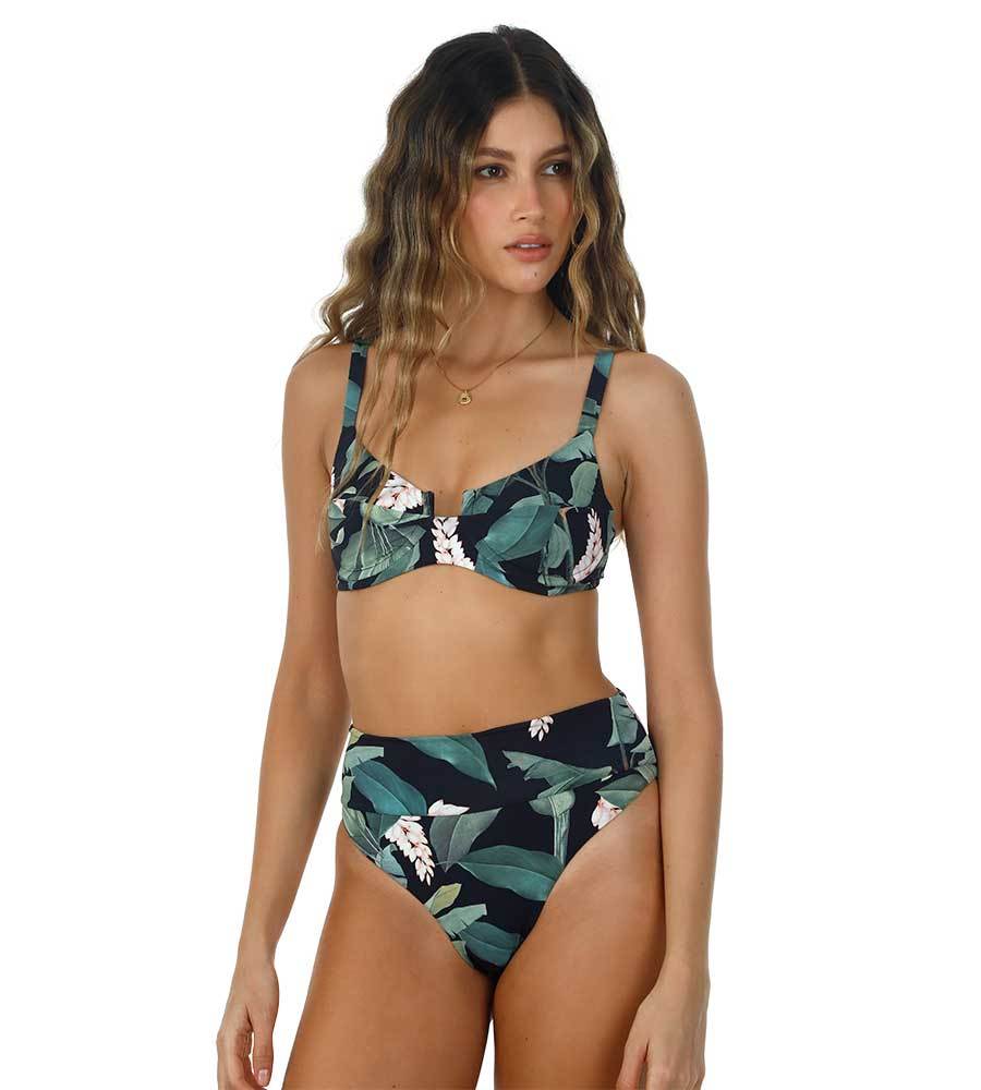 Malai Lush Bloom Brooke Top - Womens Underwire Bikini Tops - Big Sun Vernon