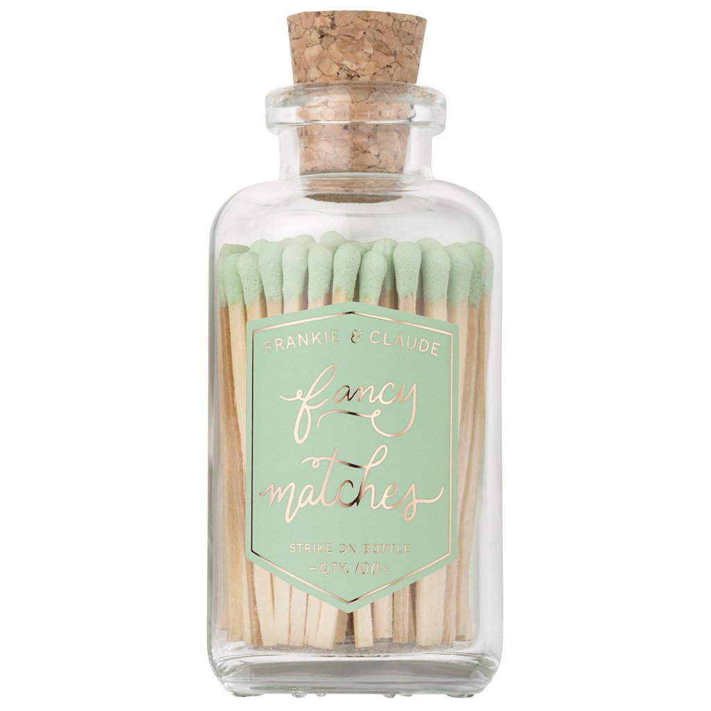 Frankie & Claude Fancy Match Jars - Home Decorations - Big Sun Vernon