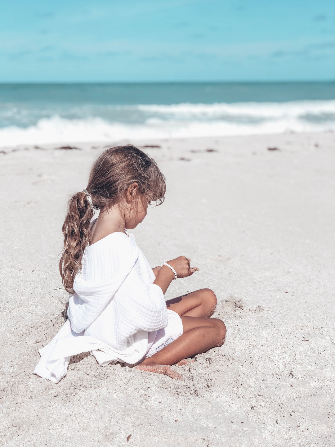 Tofino Towel Pebble Kids Poncho - Womens Casual Coverups - Big Sun Vernon  | Okanagan Beachwear