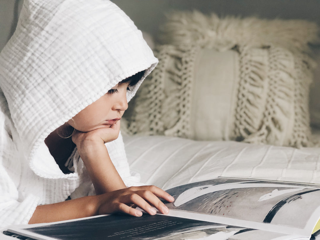 Tofino Towel Pebble Kids Poncho - Womens Casual Coverups - Big Sun Vernon  | Okanagan Beachwear