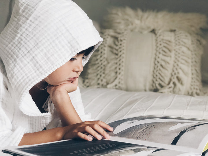 Tofino Towel Pebble Kids Poncho - Womens Casual Coverups - Big Sun Vernon  | Okanagan Beachwear