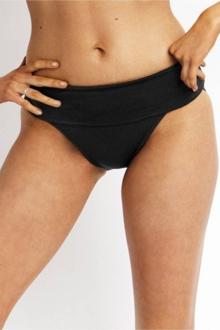 Seafolly Retro Roll Top Bottom - Womens Regular Bikini Bottoms - Big Sun Vernon