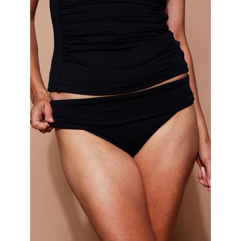 Seafolly Retro Roll Top Bottom - Womens Regular Bikini Bottoms - Big Sun Vernon