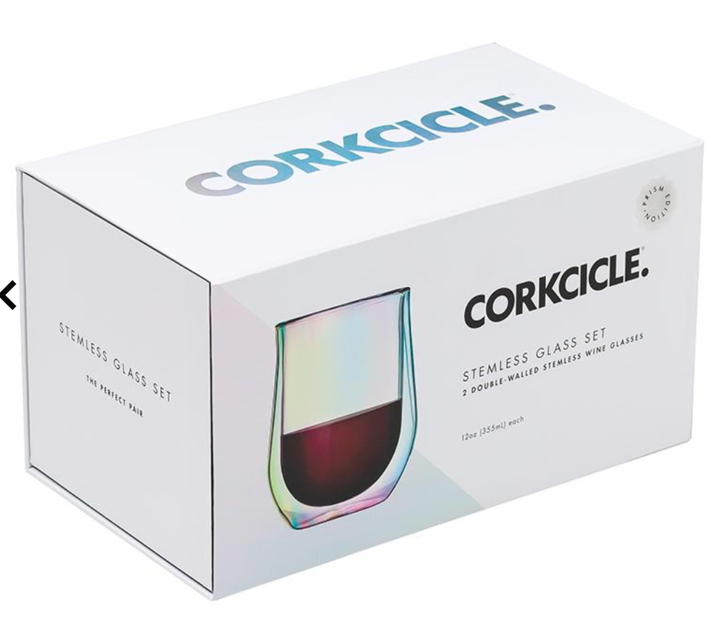 Corkcicle Stemless Glass 2-Pack - Stemless - Big Sun Vernon
