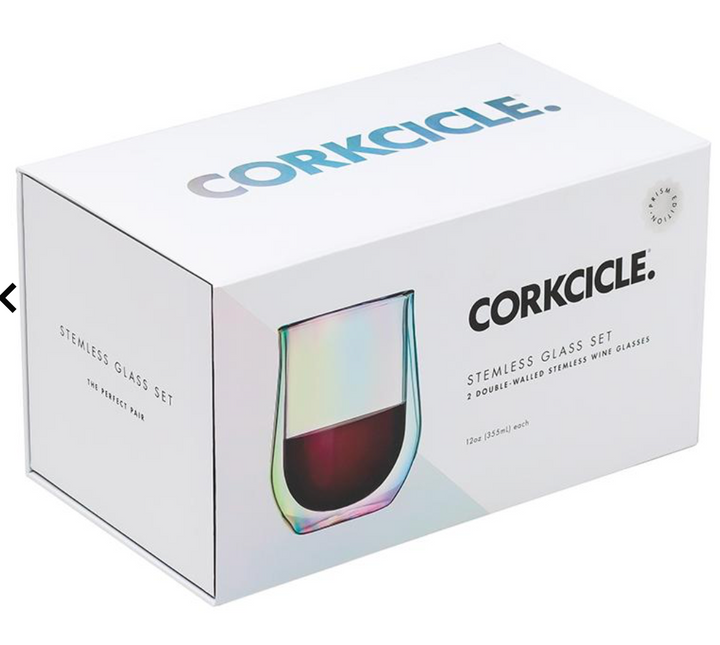 Corkcicle Stemless Glass 2-Pack - Stemless - Big Sun Vernon