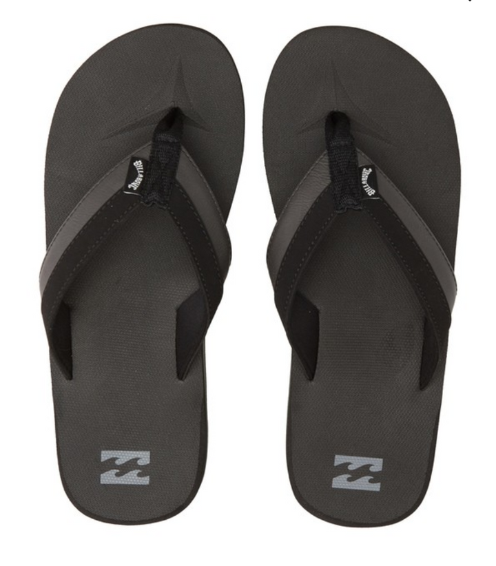Billabong All Day Impact Black - Womens Flip Flops - Big Sun Vernon