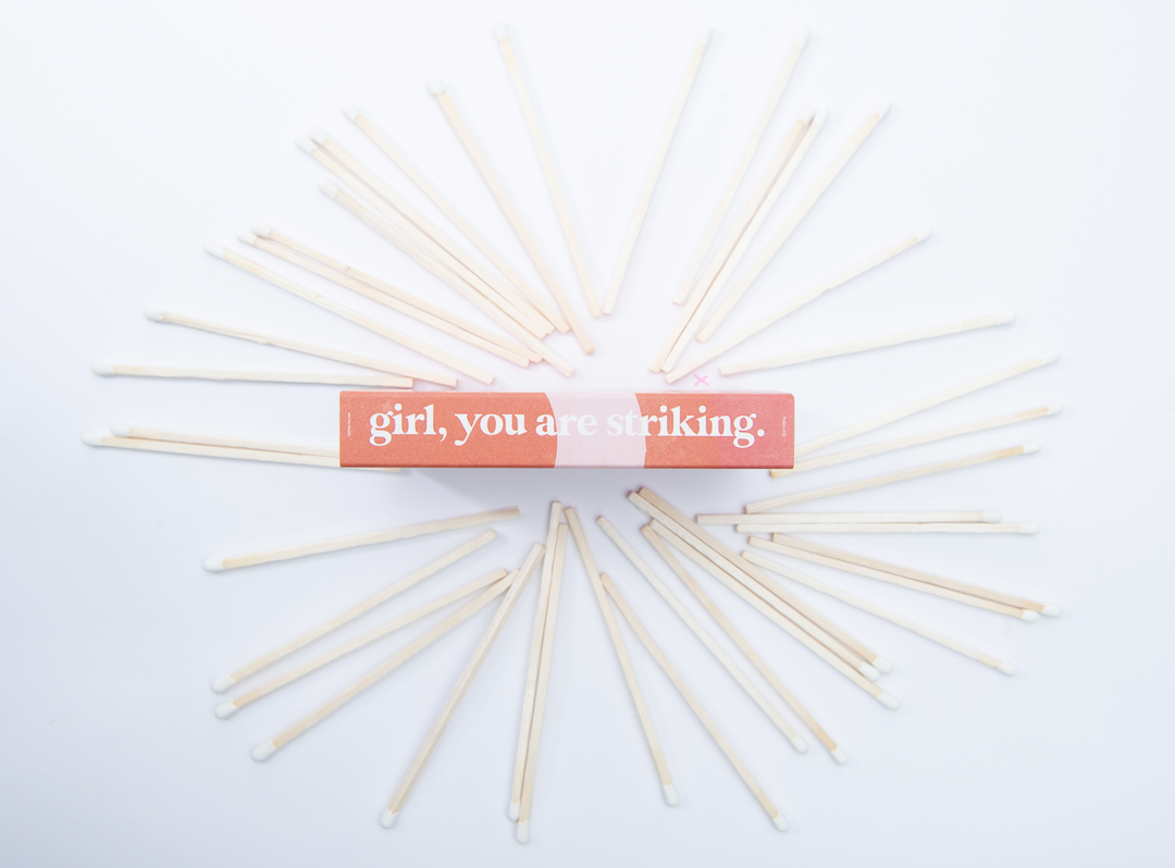 Ginger June "Girl You Are Striking" Matches - Home Decorations - Big Sun Vernon