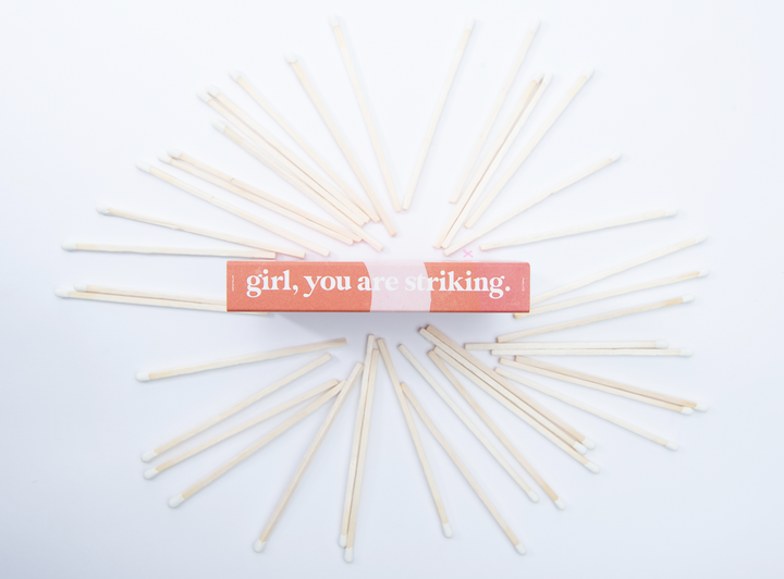 Ginger June "Girl You Are Striking" Matches - Home Decorations - Big Sun Vernon