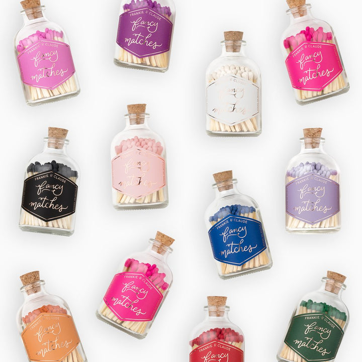 Frankie & Claude Fancy Match Jars - Home Decorations - Big Sun Vernon