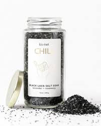 Chill - Black Lava Salt Soak - Bath Salts - Big Sun Vernon