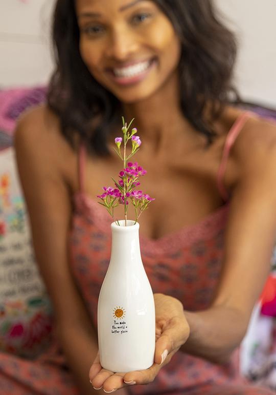 Natural Life Artisan Bud Vase - Home Decorations - Big Sun Vernon