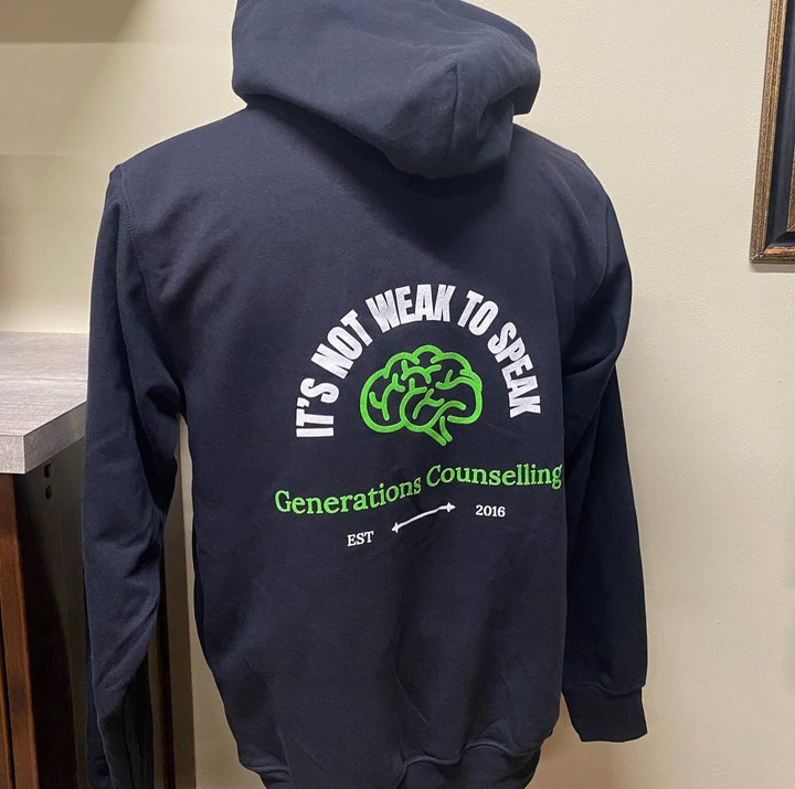 PRE-ORDER **It's not weak to speak** Hoody - LEVEL 1 support - Womens Hoodies - Big Sun Vernon  | Okanagan Beachwear