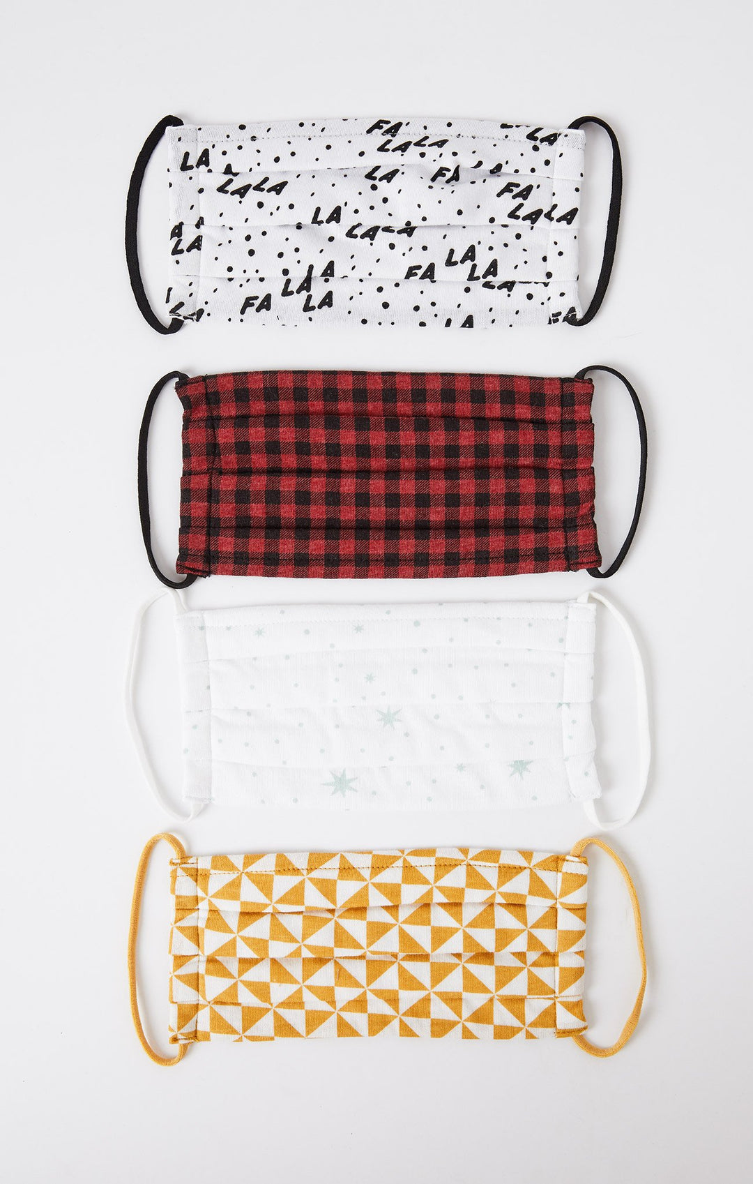 Z Supply Holiday Reusable Mask 4pack - Womens Face Masks - Big Sun Vernon