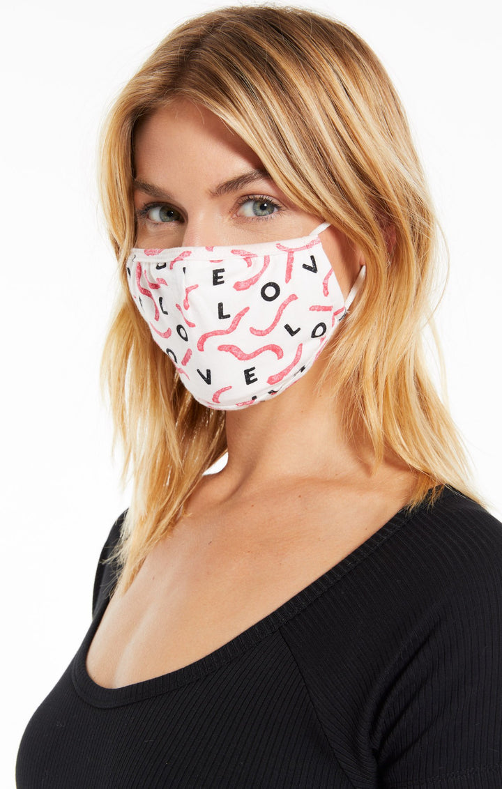 Z Supply Love is in the Air Reusable Mask 4pack - Womens Face Masks - Big Sun Vernon