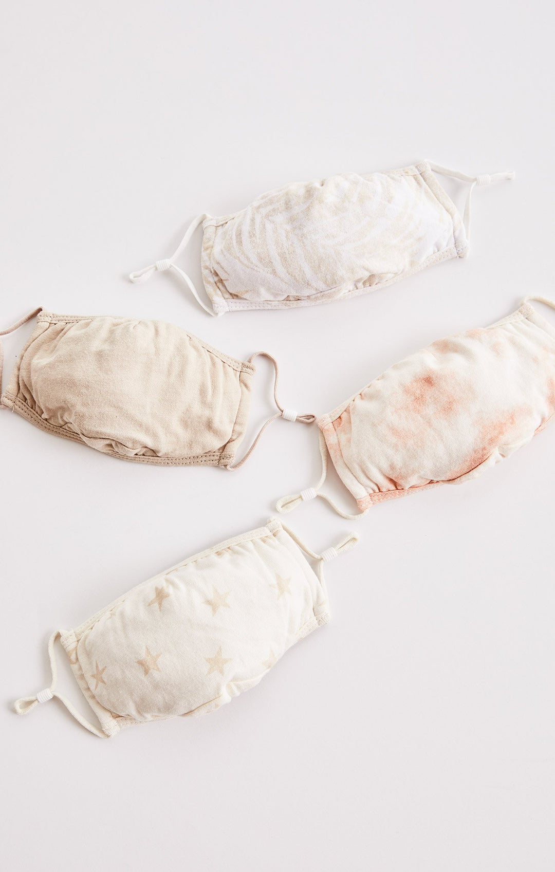 Z Supply Palm & Tie Dye Reusable Mask 4pack - Womens Face Masks - Big Sun Vernon