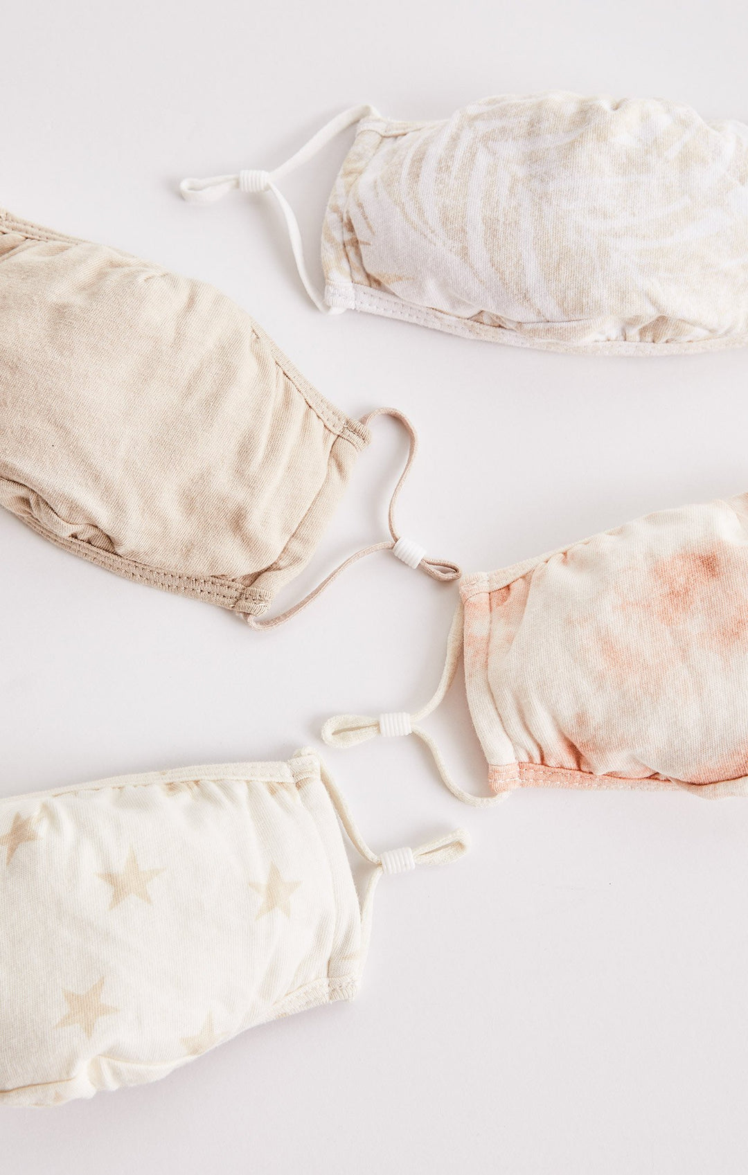 Z Supply Palm & Tie Dye Reusable Mask 4pack - Womens Face Masks - Big Sun Vernon