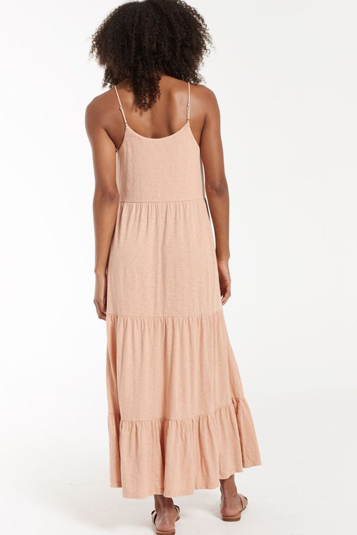 Z Supply Rory Tiered Slub Dress - Womens Maxi Dresses - Big Sun Vernon