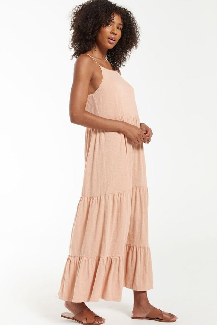 Z Supply Rory Tiered Slub Dress - Womens Maxi Dresses - Big Sun Vernon