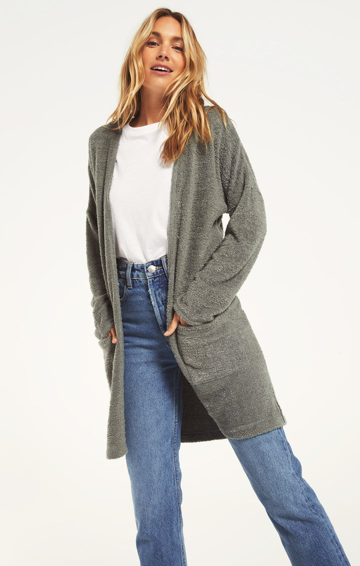Z Supply Remi Feather Knit Cardigan - Womens Sweaters - Big Sun Vernon